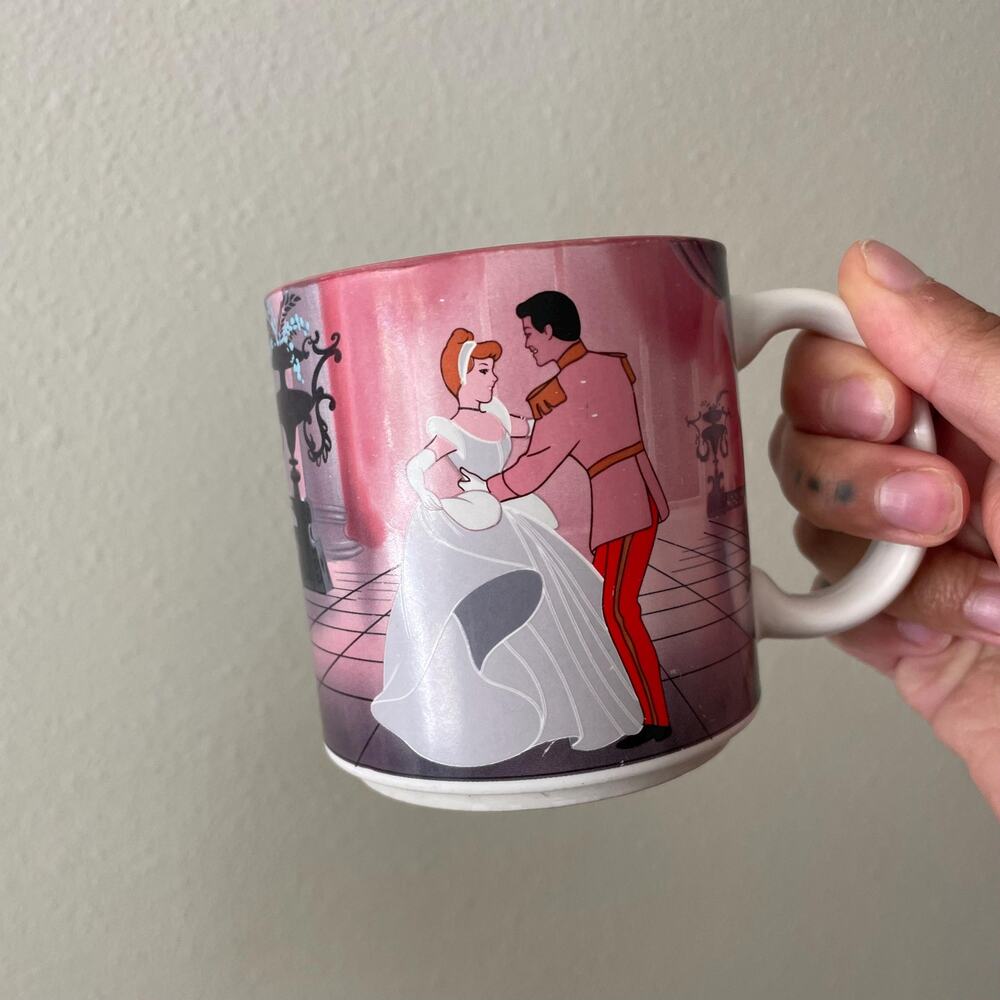 90s Vintage Cinderella Disney Mug Made In Japan